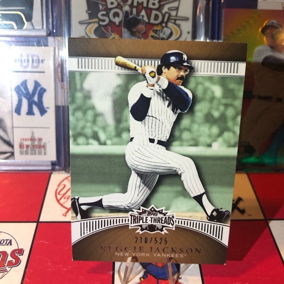 Reggie Jackson numbered baseball card - Picture 2 of 2